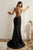 Butterfly Motif Neckline Prom Gown CM330