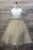 Satin and Tulle Two-Tone Flower Elegant Girl Dress