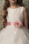 Tea Length Lace and Tulle Flower Girl Nicholle Dress 304