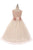 Poly Silk Two-Colors Dress Flower Girl Dress 428