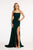 Straight Across Sequin Long Dress GL3058