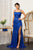 Straight Across Sequin Long Dress GL3058