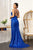 Straight Across Sequin Long Dress GL3058