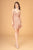 Ruched Bodice Velvet Bodycon Short Dress Leg Slit  GS3087