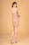 Ruched Bodice Velvet Bodycon Short Dress Leg Slit  GS3087