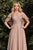 Chiffon Dress with  Capelet Long Gown Mother of the Bride Cinderella Divine HT101