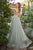 Sage Pleated Drape Ball Gown Andrea & Leo Couture A1015  Evening  Bridal Gown