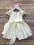 Satin Dress Beaded Short Sleeves Baby Dress