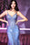 V-Neckline Glitter Embellishment Long Gown J810B