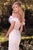 Feathers Off-Shoulder Embroidered Wedding Dress J824W