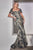 Puff Sleeves Sweetheart Neckline Evening Gown J833