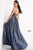 Jovani 06465 Open Back With Cross Spaghetti Straps Prom Gown