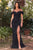 Curves Crepe  Long Evening Dress Bridesmaid KV1057C