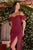 Curves Crepe  Long Evening Dress Bridesmaid KV1057C