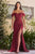 Curves Crepe  Long Evening Dress Bridesmaid KV1057C