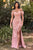 Crepe Off-the-Shoulders Long Evening Dress Bridesmaid KV1057