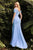 Curves Crepe  Long Evening Dress Bridesmaid KV1057C