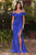 Curves Crepe  Long Evening Dress Bridesmaid KV1057C