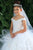 Rhinestone tiara with  Veil First Communion Flower Girl Accessories Style  MV0164