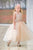 3D Applique Top Satin and Organza Skirt Children dress