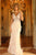 Plunging Neckline Feather Embellishment Mermaid Gown by Jovani 08144