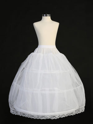 3 Hoops Petticoat with Crinoline P8-3