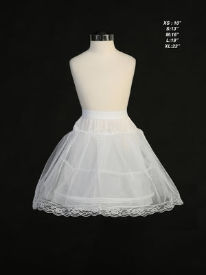 2-Hoops Wire Petticoat with Crinoline P9