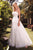 Floral Tulle A-Line Spaghetti Straps Wedding Dress TY15
