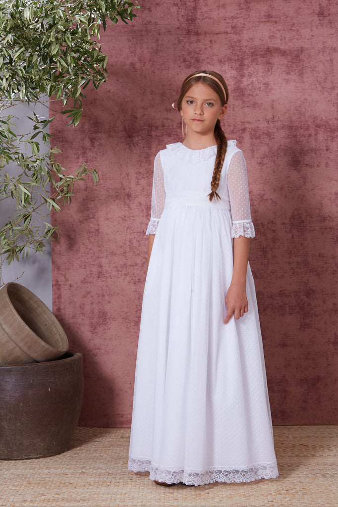 White Spanish Gown