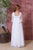 French Sleeves Dotted tulle  Custom Sizing Constanza Spanish Communion Gown by Flor de C