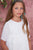 Minimalist Classic  Style Custom Sizing  Crepe Uma  Spanish Communion Gown by Flor de C