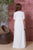 Minimalist Classic  Style Custom Sizing  Crepe Uma  Spanish Communion Gown by Flor de C