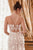 Vestido de novia sirena con apliques florales sin mangas WN310