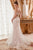 Vestido de novia sirena con apliques florales sin mangas WN310